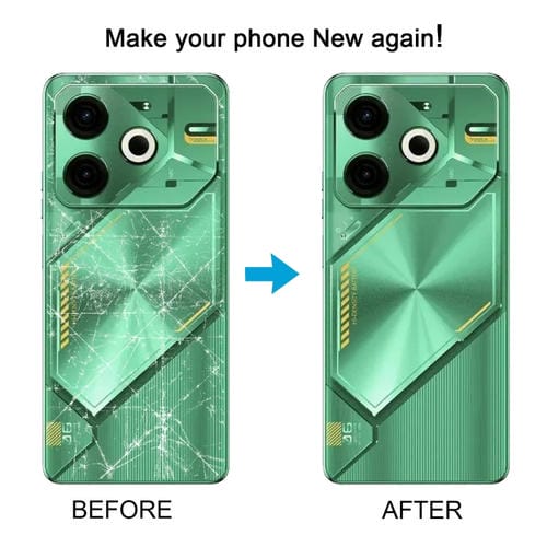 Original Batterieabdeckung Tecno Pova 6 Neo 4G (Silber)