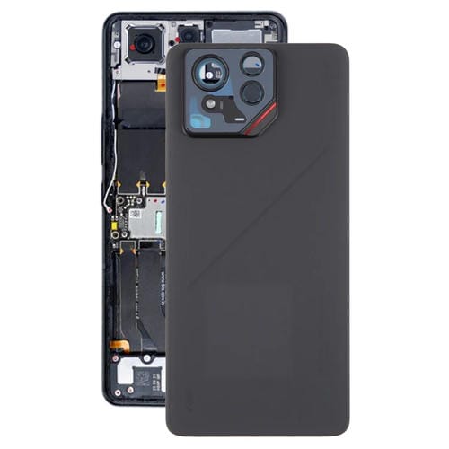 Copertura Posteriore in Vetro con Cornice Fotocamera Asus Rog Phone 9 Pro 5G (Nero Opaco)