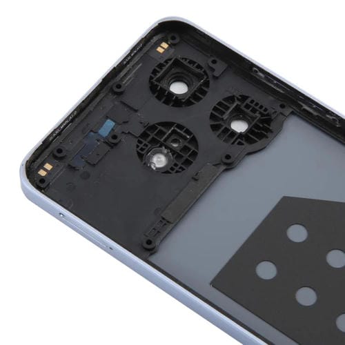 Tampa Traseira de Vidro Bateria com Moldura Central e Tampa de Lente de Câmara ZTE Axon 60 Lite Z2356 (Roxo)