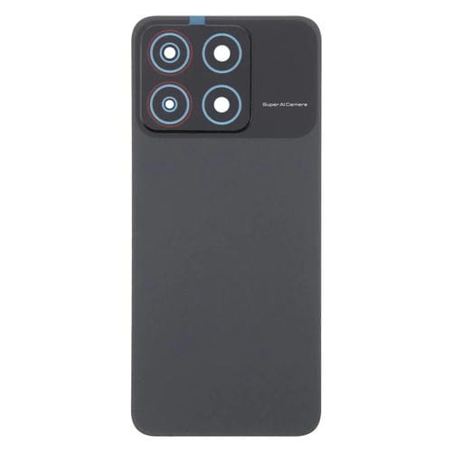 Coque arrière en plastique avec couvercle d'objectif d'appareil photo Zte Blade A35 Z2453 (Noir)