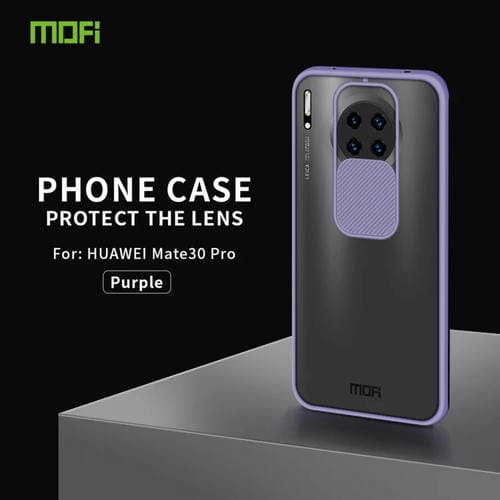 Para Huawei Mate 30 Pro MOFI Xing Dun Series PC + TPU Anti-peep Carcasa protectora todo incluido impermeable y anti-caída, Translúcido Frosted (Morado)