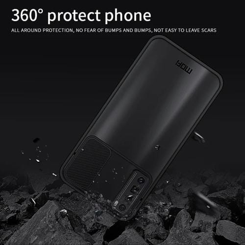 Para Huawei nova 7 Pro MOFI Xing Dun Series PC + TPU Anti-peep Carcasa protectora todo incluido impermeable y anti-caída, Translúcido Frosted (Negro)