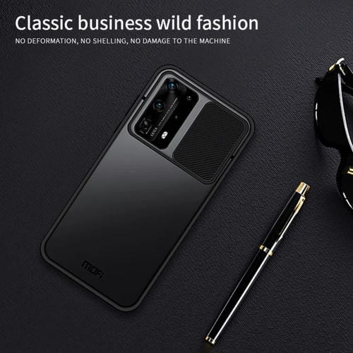 Para Huawei P40 Pro + MOFI Xing Dun Series PC + TPU Anti-peep Carcasa protectora todo incluido impermeable y anti-caída, Translúcido esmerilado (Verde)