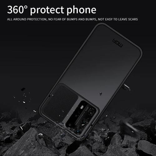 Para Huawei P40 Pro + MOFI Xing Dun Series PC + TPU Anti-peep Carcasa protectora todo incluido impermeable y anti-caída, Translúcido esmerilado (Verde)