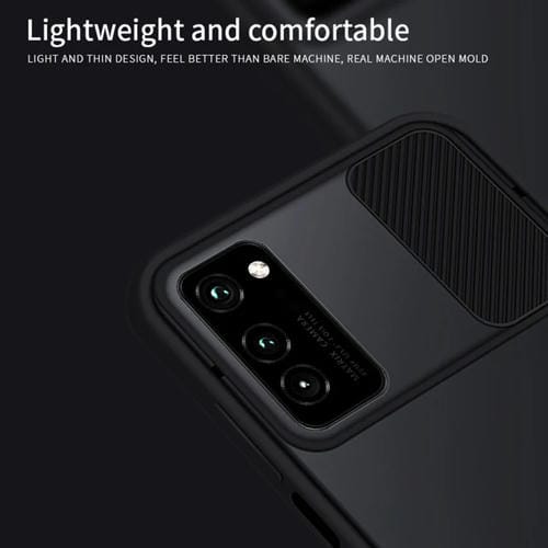 Para Huawei HonorV30 MOFI Xing Dun Series PC + TPU Anti-peep Carcasa protectora todo incluido impermeable y anti-caída, Translúcido esmerilado (Rojo)