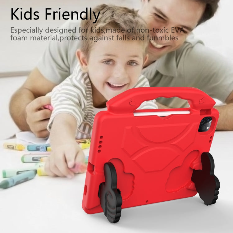 Funda para Tableta Niños Eva a Prueba de Choques con Soporte para iPad Air 2022 /2020 10.9 (Rojo)