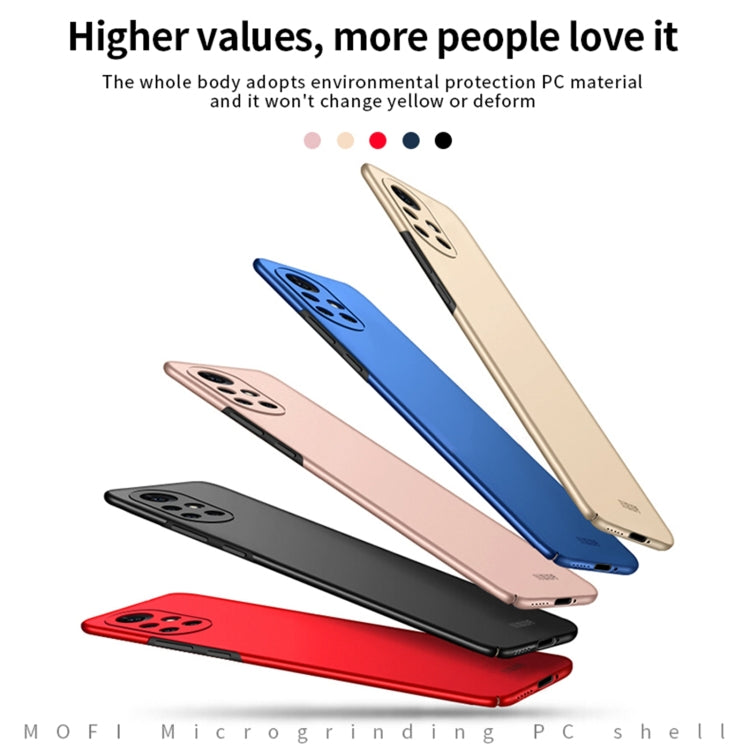 Para Huawei Nova 8 Pro Mofi Frosted PC Funda Duro Ultra-delgada (rojo)