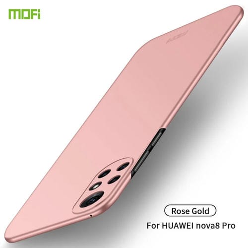 Para Huawei NOVA 8 PRO MOFI FROSTED PC Funda dura ultrafina (oro rosa)