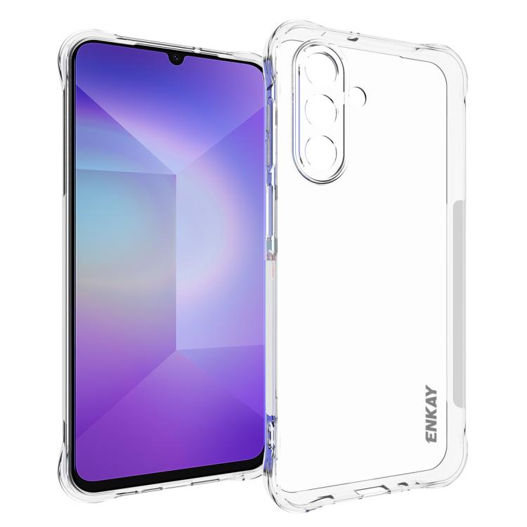 ENKAY Hat-Prince - Funda transparente de TPU a prueba de golpes para Samsung Galaxy A17 5G