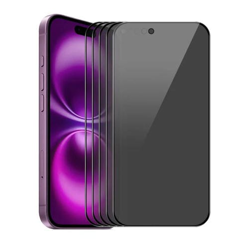 ENKAY Hat-Prince - Protector de pantalla de vidrio templado antimirones de 28° para iPhone 17 Air (5 unidades)