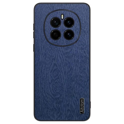 Funda para Teléfono Honor Magic 7 a Prueba de Golpes Cuero Corteza de Árbol (Azul)