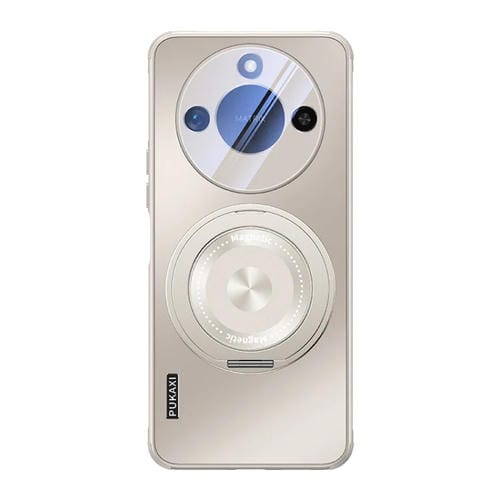 Estuche para Teléfono Honor X60 con Soporte Magsafe y Película para Lente (Gris Titanio)