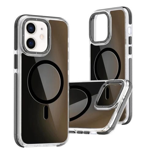 Funda para Teléfono Magsafe iPhone 11 Protección Degradado Dos Colores (Negra)