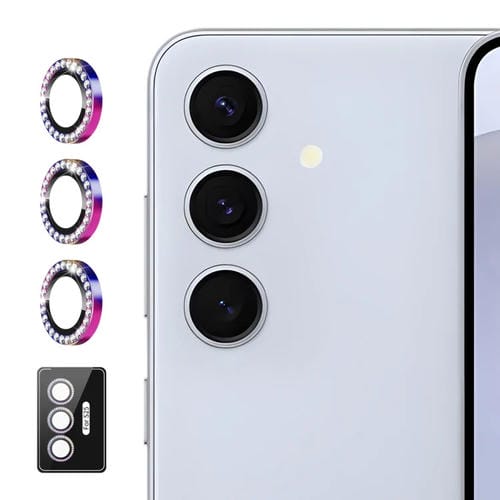 PelĂcula Completa de Cristal para Lente de CĂĄmara con Anillo de Diamante Individual Antirreflejo Enkay Ar Samsung Galaxy A16 (Colorida)