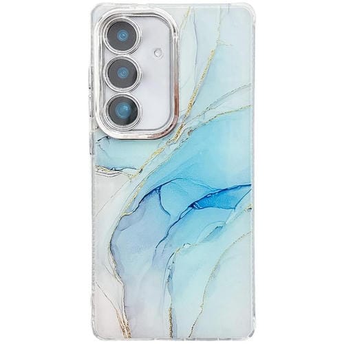 Funda para Teléfono Samsung Galaxy A25 5G Textura Mármol Galvanizado (Azul Claro)