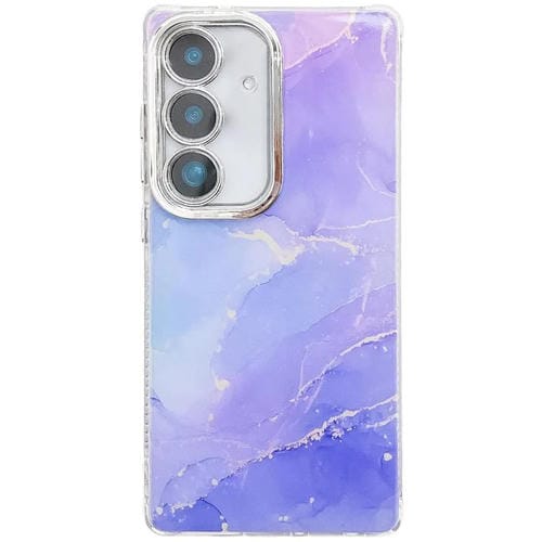 Funda para Teléfono Samsung Galaxy A25 5G Textura Mármol Galvanizado (Azul Púrpura)