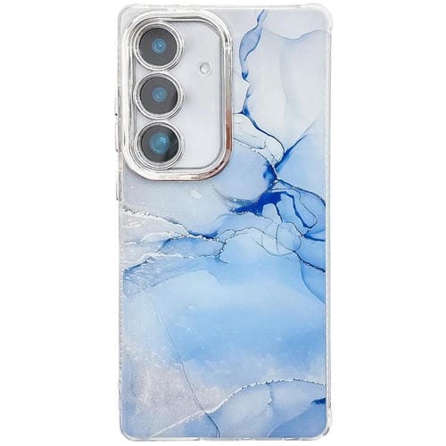 Funda para Teléfono Samsung Galaxy A25 5G Textura Mármol Galvanizado (Azul)