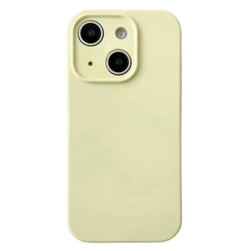 Funda Híbrida de Poliuretano Termoplástico con Chip IC Magsafe para iPhone 15 (Amarilla)