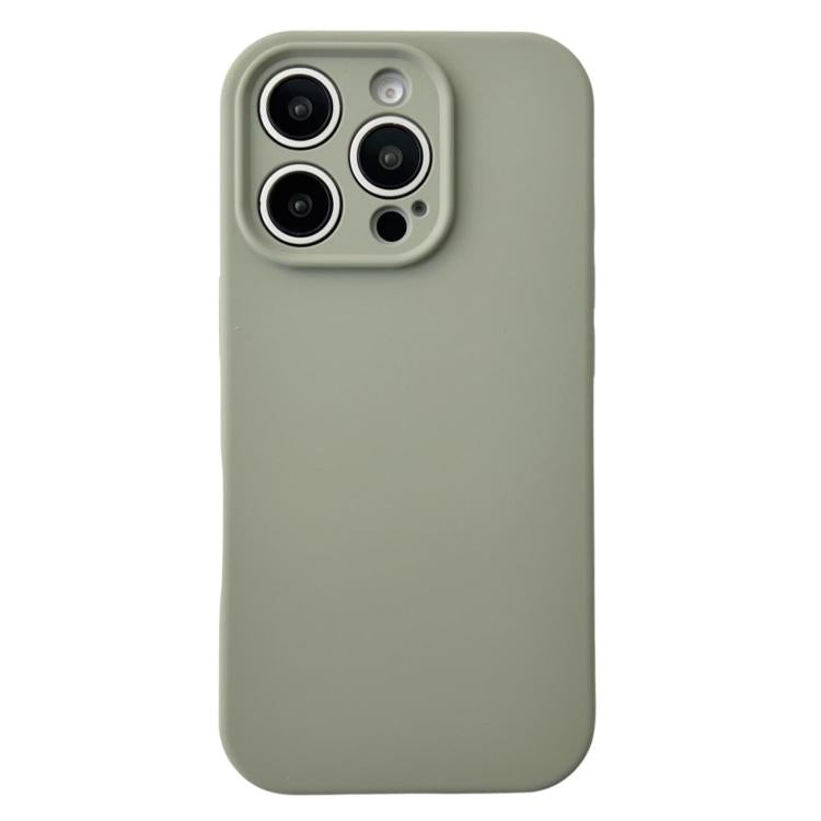 Funda Híbrida de Poliuretano Termoplástico TPU con Chip IC Magsafe para iPhone 16 Pro (Gris)