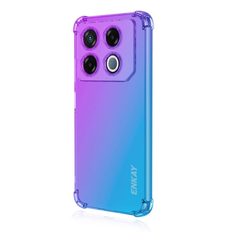 Funda TPU Enkay Hat-Prince para Infinix GT 20 Pro con Diseño Gradiente (Morado y Azul)