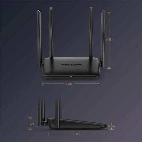 Enrutador Gigabit Ethernet MU-MIMO doméstico WAVLINK WN530HG4, enrutador de doble banda AC1200, enchufe australiano