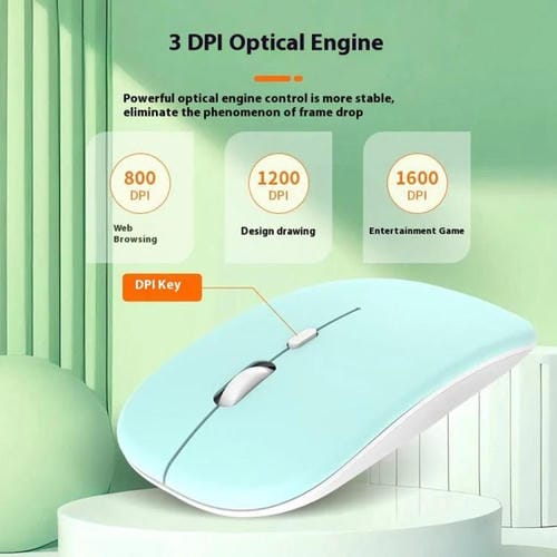 Teclado inalámbrico Bluetooth recargable 2858+030 con ratón silencioso y 800/1200/1600 DPI (negro)