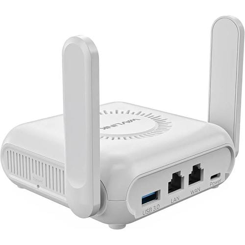 Enrutador de viaje WAVLINK WNT100X3 AX3000 de 160 MHz MU-MIMO OFDMA VPN de doble banda WiFi 6, color: enchufe de EE. UU.