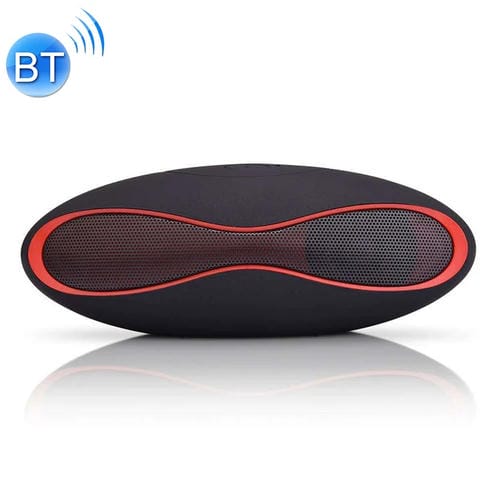 Altavoz Bluetooth Mini Rugby 3D Stereo con Ranura Tarjeta TF (Negro)