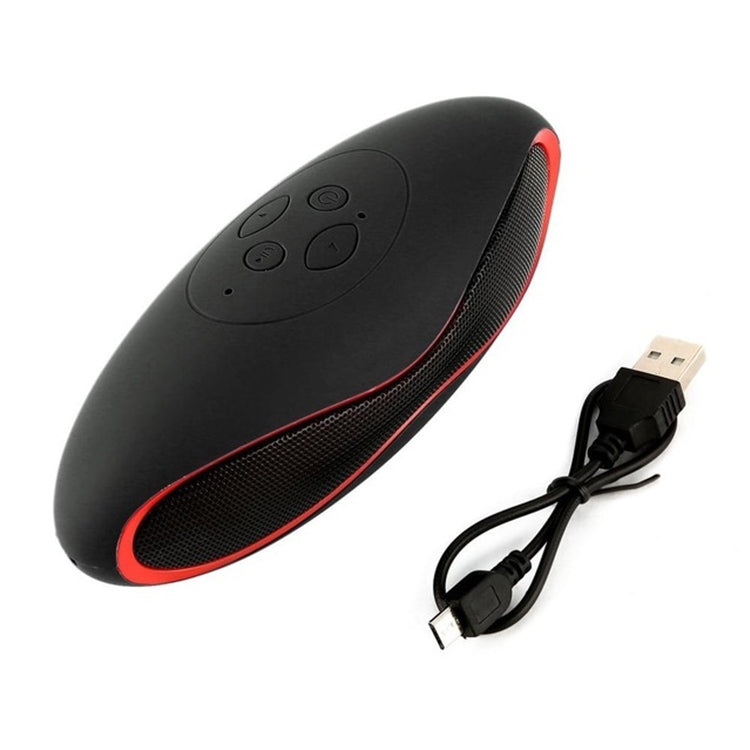 Altavoz Bluetooth Mini Rugby 3D Stereo con Ranura Tarjeta TF (Negro)