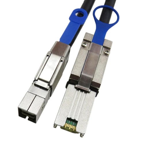 Cable para Disco Duro Externo Servidor Mini Sas HD Sff-8644 a 8088 26P de 2 Metros