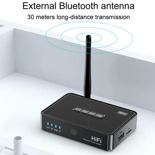 Adaptador de Audio Bluetooth 5.1 Oms-M3 Amplificador y Receptor de Altavoces