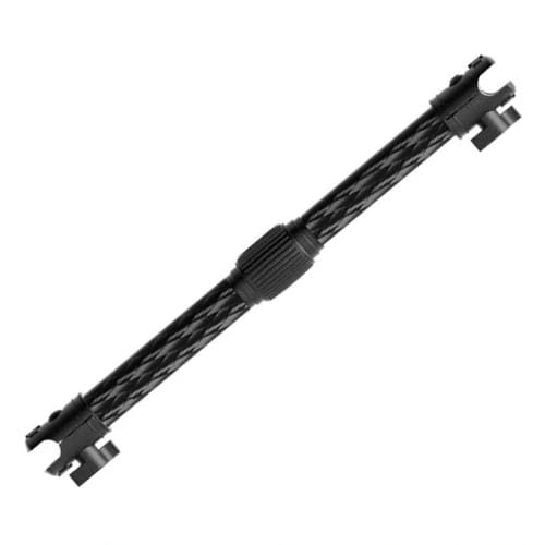 Brazo de Extensión Telescópico para Teléfono de Automóvil, Soporte de Fibra de Carbono con Articulación Doble, Modelo: 217-300mm para Cabezal Esférico de 20mm