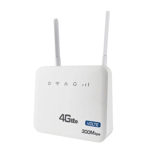 Enrutador de Tarjeta SIM Inalámbrico 4G WIFI6 Volte CPE Versión Europea con RJ45 y RJ11 (Enchufe UE)