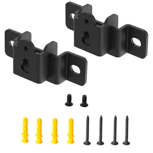 Barra de Sonido Universal Soporte de Pared Metal Almacenamiento En Rack (Negro)