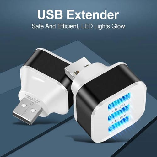 Expansor de 3 Puertos USB 2.0 Hub (Negro)