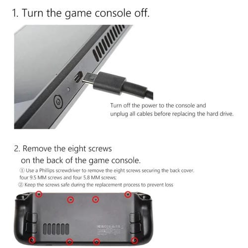 Copper Heat Sink SSD Steam Deck, Radiator Pad Nvme M.2 2230 (Set B)