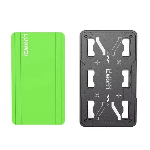 Base Luowei + Coussin en Maille d'Étain CPU Puce Table Magnétique Tapis en Silicone (Gris)