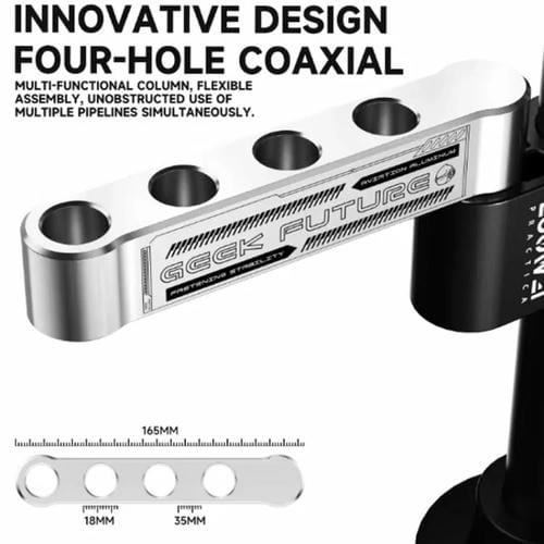 Microscopio Luowei GK01 Brazo Corto 32mm con Brazo Oscilante de Metal Universal Elevación Apilamiento 360° Soporte Fijo Reparación Inspección Un Solo Brazo