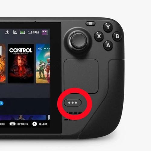 Pulsante Inizio Palm Steam Deck Interruttore di Movimento (Pulsante Inizio)