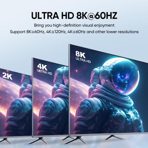 Conmutador Bidireccional Pway S6203H 8K 60 Hz con 2 Entradas y 1 Salida Compatible con HDMI