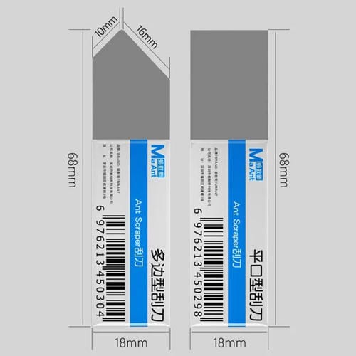Racleur de pâte à souder Maant Oblique Lame en acier inoxydable pour enlever l'étain Outil de retrait de l'étain