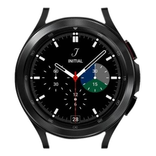 LCD-Bildschirm Samsung Galaxy Watch 4 SM-R890 mit Rahmen (Schwarz)