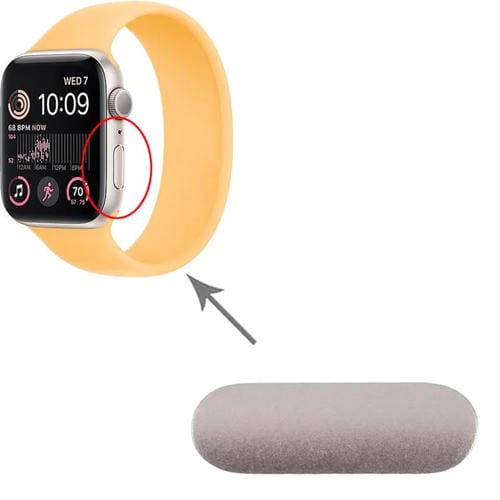 Pulsante di accensione Apple Watch SE in lega di alluminio (Starlight) 40mm/44mm