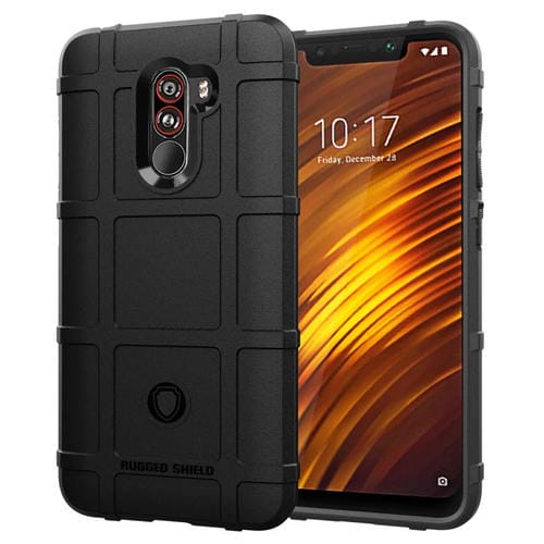 Funda de TPU a Prueba de Golpes de Cobertura Total para Xiaomi Pocophone F1 (Negro)