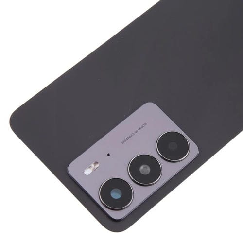 Carcasa Trasera con Lente Cámara Realme C75 4G (Negra)
