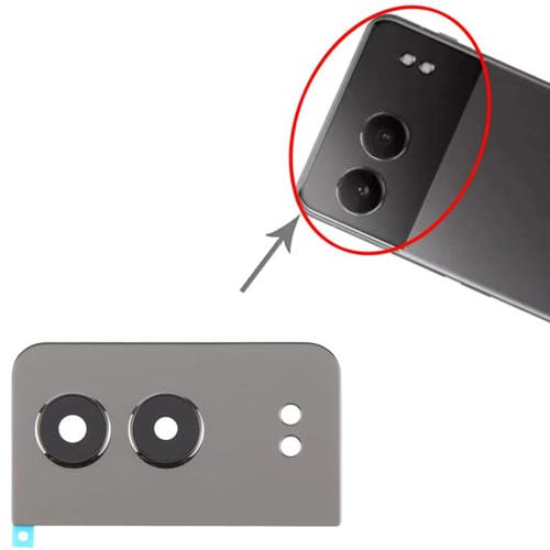 Rear Camera Lens Cover OnePlus Nord 4 (Black)