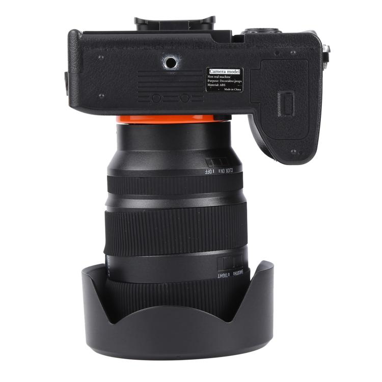 Accesorios de estudio fotográfico para cámara DSLR falsa Sony A7M4 / Alpha 7 IV / ILCE-7M4 (no funcional) (negro)