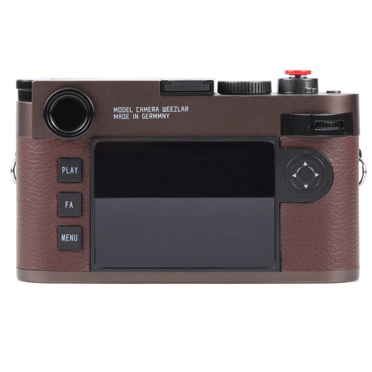 Accesorios de estudio fotográfico para la cámara ficticia Leica M11 (no funcional) (café)