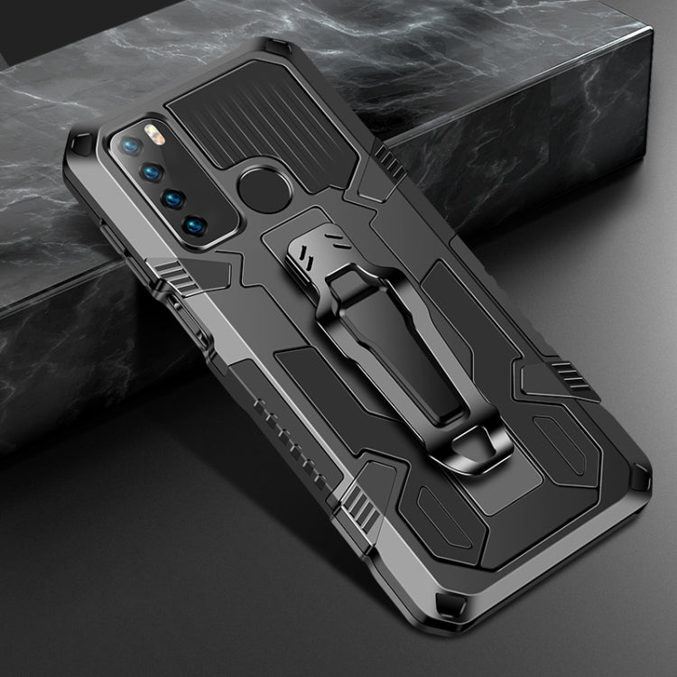 Para Infinix Note7 Lite / Hot 9 Machine Armor Warrior Aftersproof PC + TPU Funda protectora (Negro)