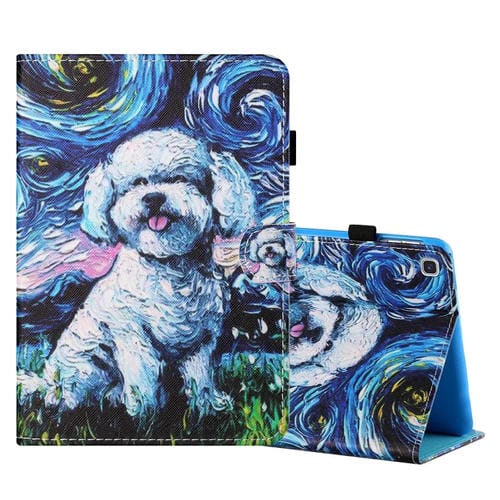 Funda para Tablet Samsung Galaxy Tab A7 Lite 8.7 (2021) T220 Cuero Horizontal Flip con Soporte y Ranura (Pintura al Óleo)